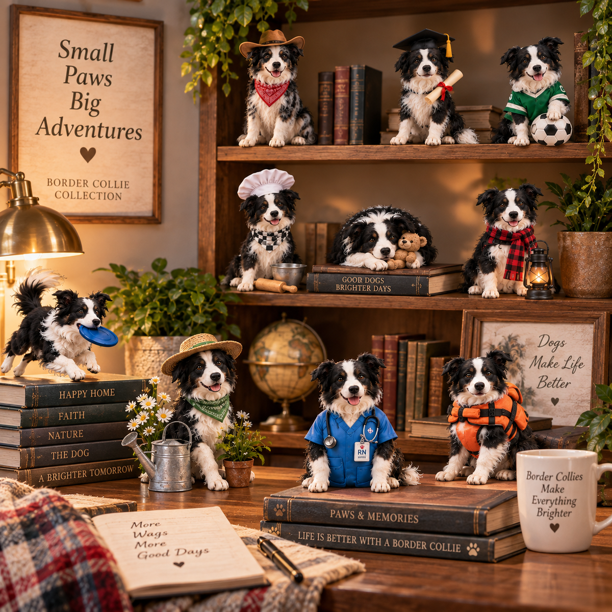 🐾 24 Days of Border Collie | 24 Clever Little Characters to Collect 🎄