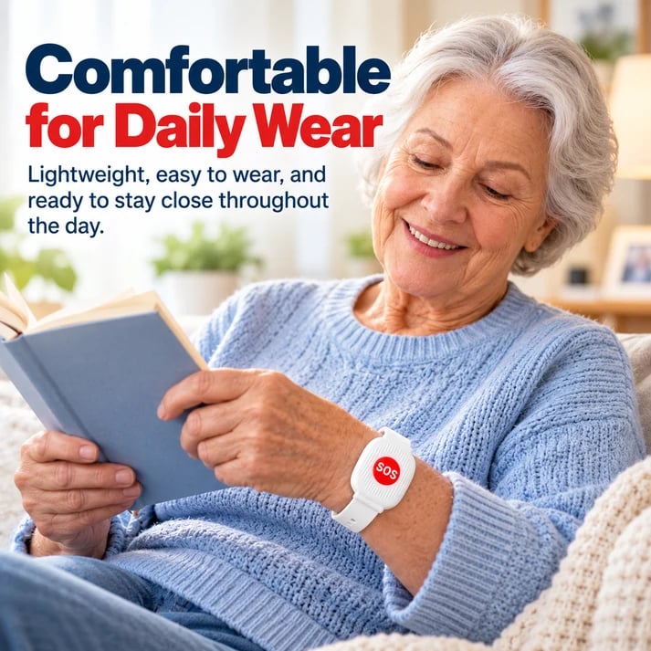 🆘❤️ One-Tap SOS Alert Bracelet™ | Emergency Help Button for Seniors & Loved Ones