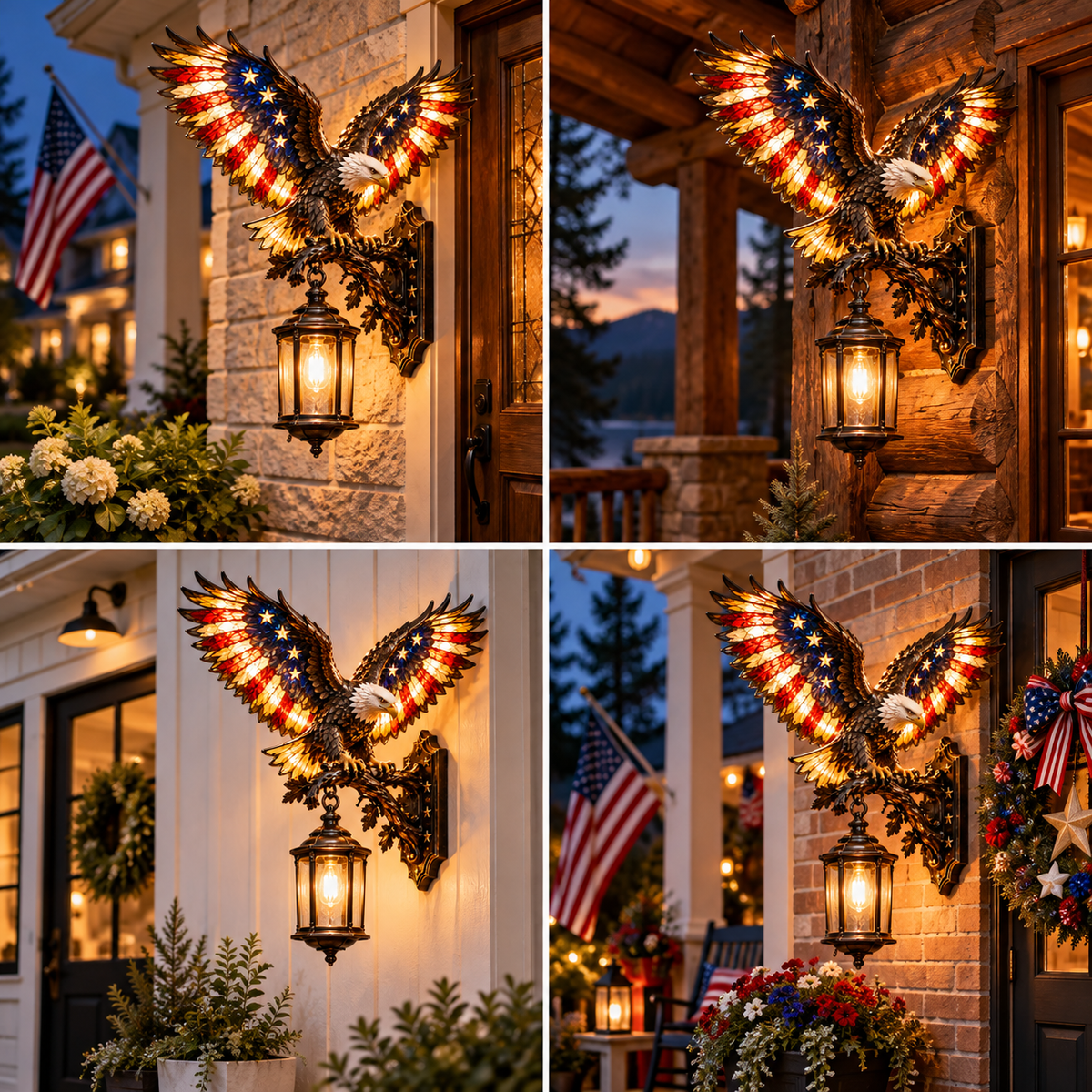 🦅🇺🇸 Liberty Wings™ | Patriotic Eagle Wall Light