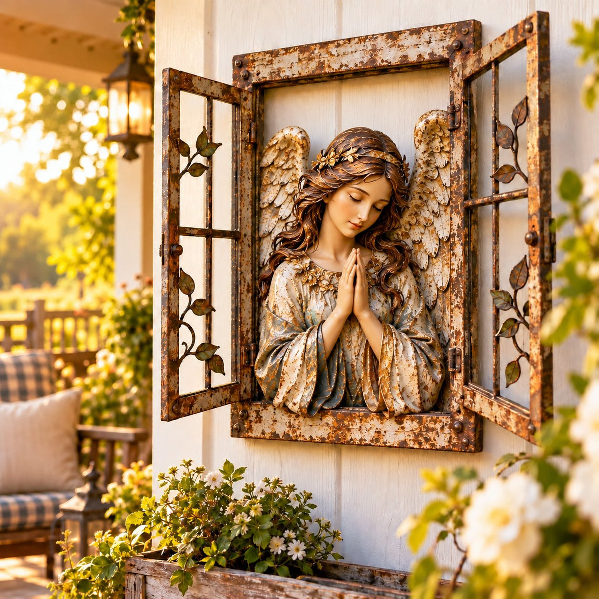 ✝️🪟 Bethlehem Window™ | Holy Family Christmas Wall Decor