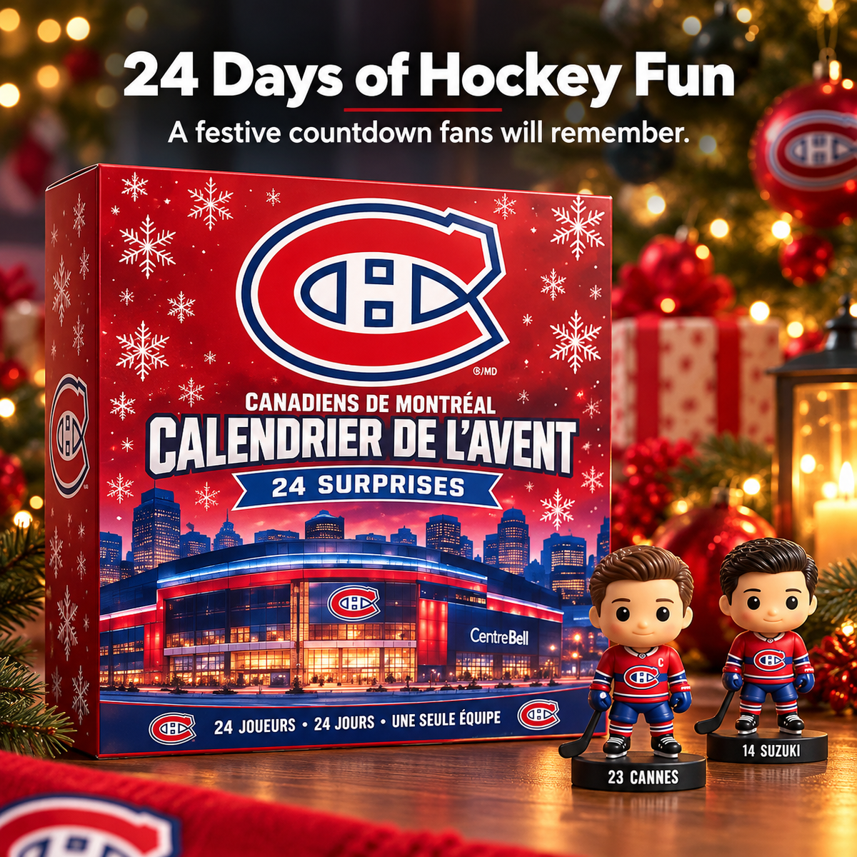 🎄🏒 Habs Holiday Countdown™ | Montreal Canadiens 2026 Advent Calendar