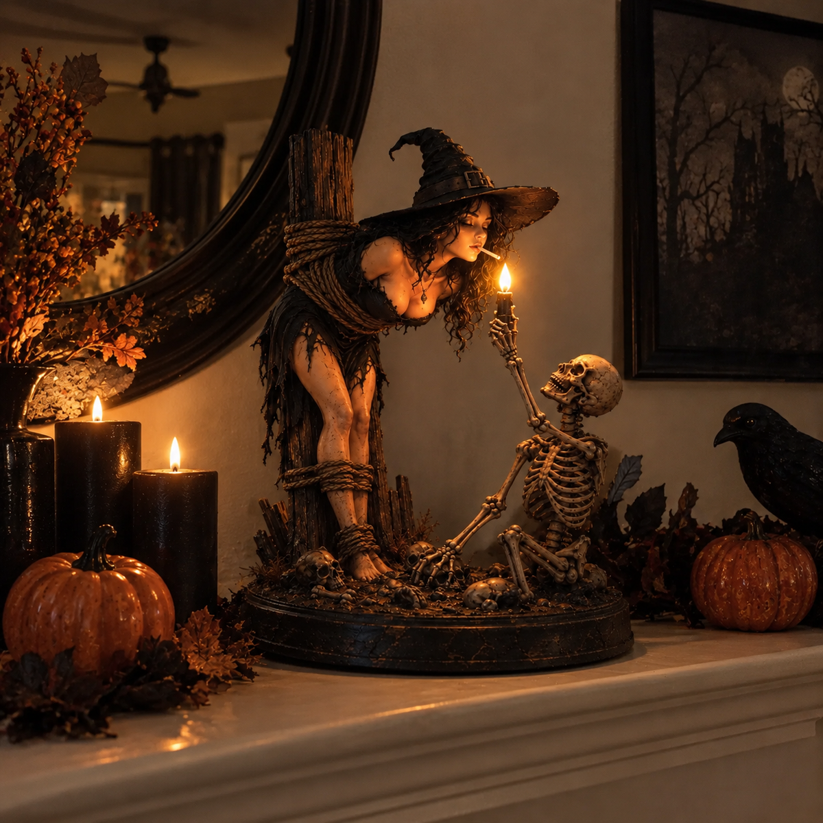 🔮💀 The Forgotten Séance™ | Dark Fantasy Halloween Decor