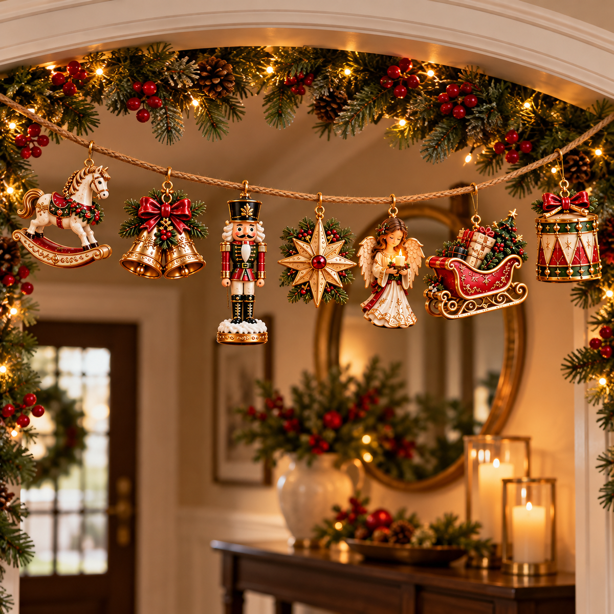 🎄✨ Christmas Heirloom Collection™ | 7-Piece Vintage Garland Set