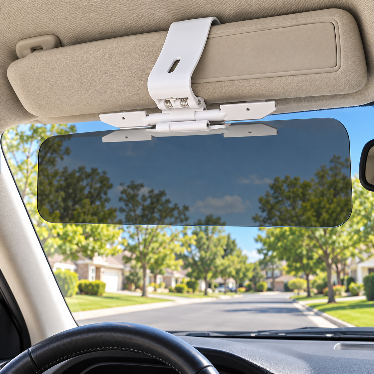 🚗🌙 Day or Night, Drive with Less Glare | Universal Anti-Glare Visor ✨