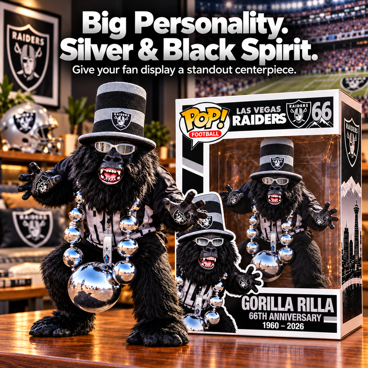 🦍 Legacy Gorilla 66™ | Fierce Commemorative Collector Figure
