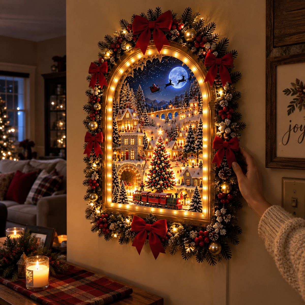 🎄✨ Christmas Through the Portal™ | Animated Holiday Village