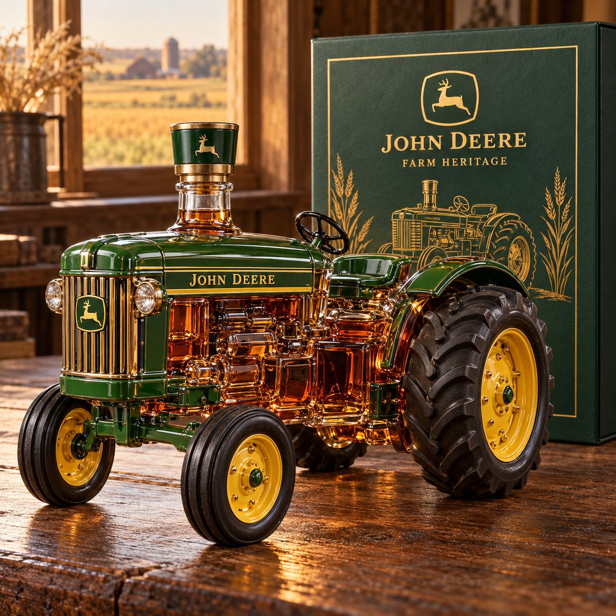 🚜🥃 John Deere Farm Heritage™ | Vintage Tractor Whiskey Decanter