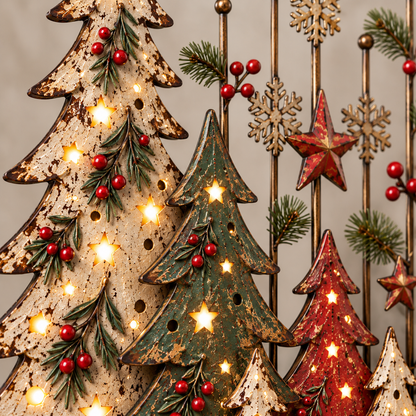 🎄🌲 Christmas in the Woods | Vintage Forest Wall Decor