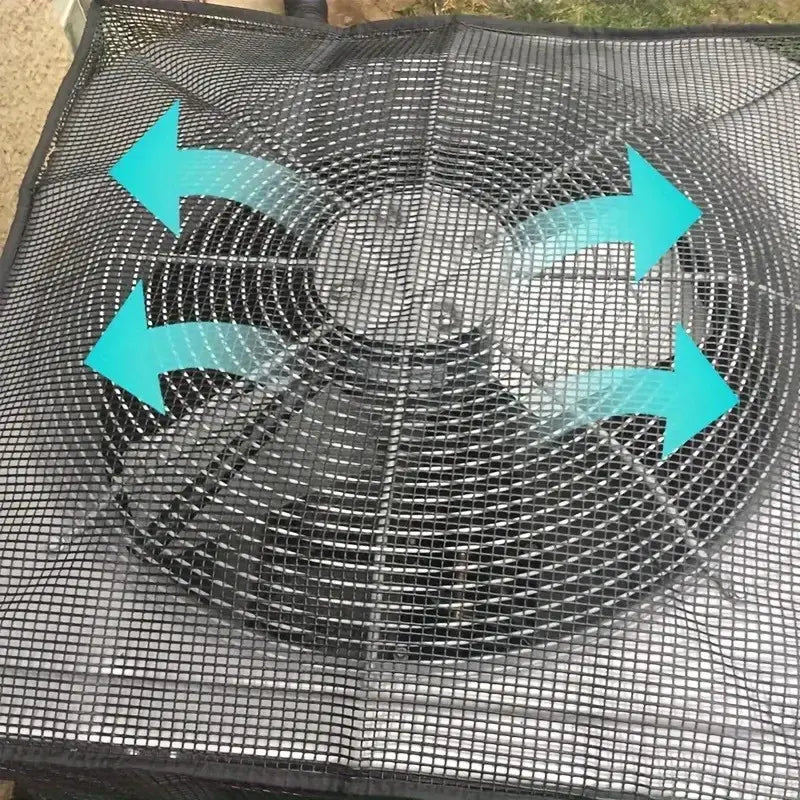Breathable Mesh Air Conditioner Cover | Heavy Duty Outdoor AC Unit Cover For Year-Round Protection