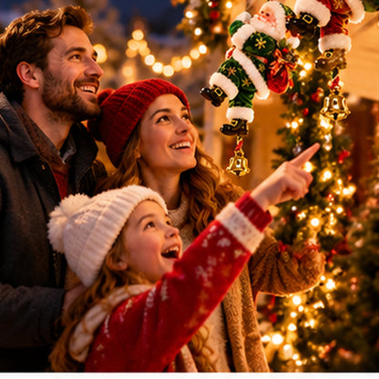🎅🎄 Climbing Santa™ | Festive Christmas Rope Hanging Decor