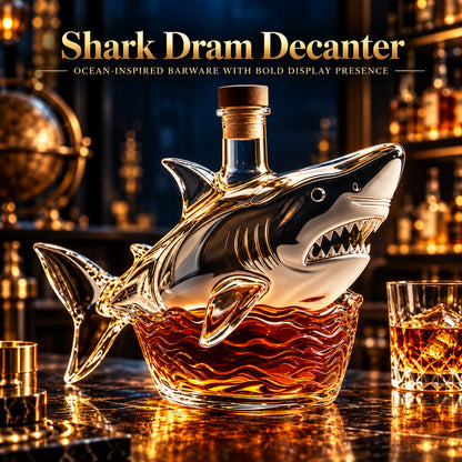 🦈 Legacy of the Deep™ | 50th Anniversary Shark Whiskey Decanter