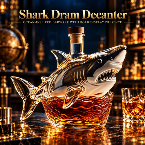 🦈 Legacy of the Deep™ | 50th Anniversary Shark Whiskey Decanter