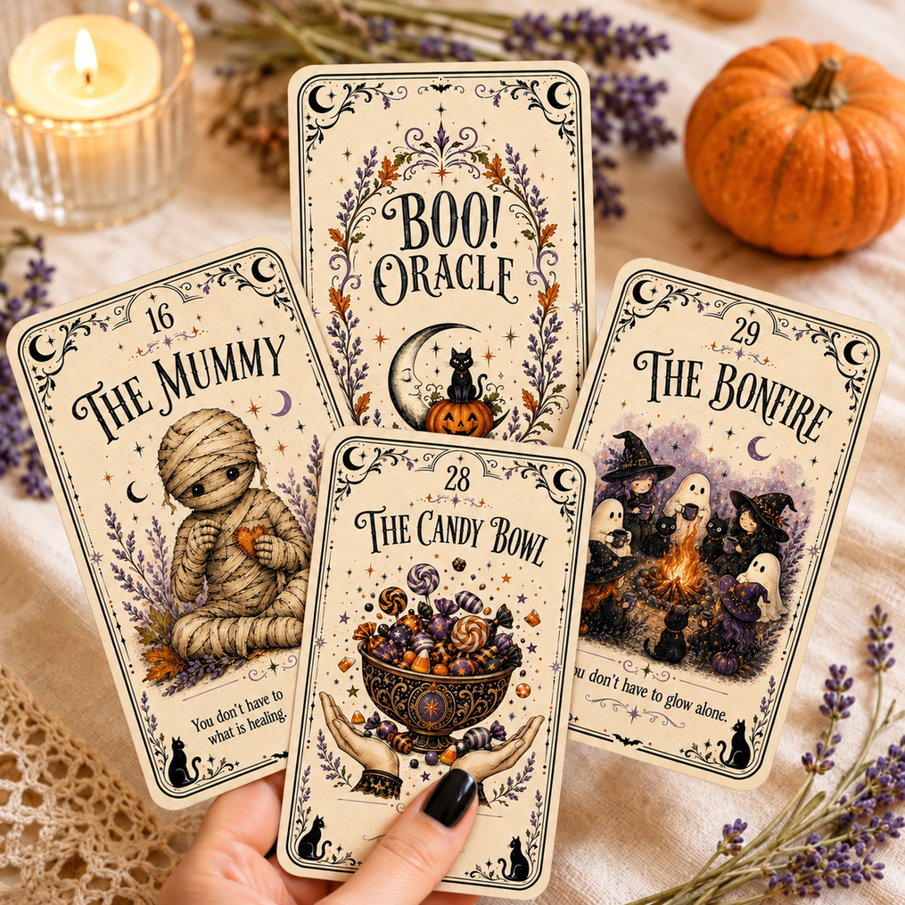🎃🎃 BOO! Halloween Oracle Cards | 31 Nights of Sweet & Spooky Messages