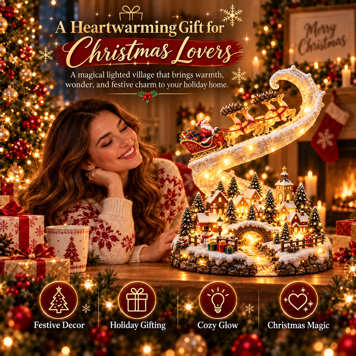 ✨🎄 Enchanted Yuletide Glow™ | Christmas Light Collection