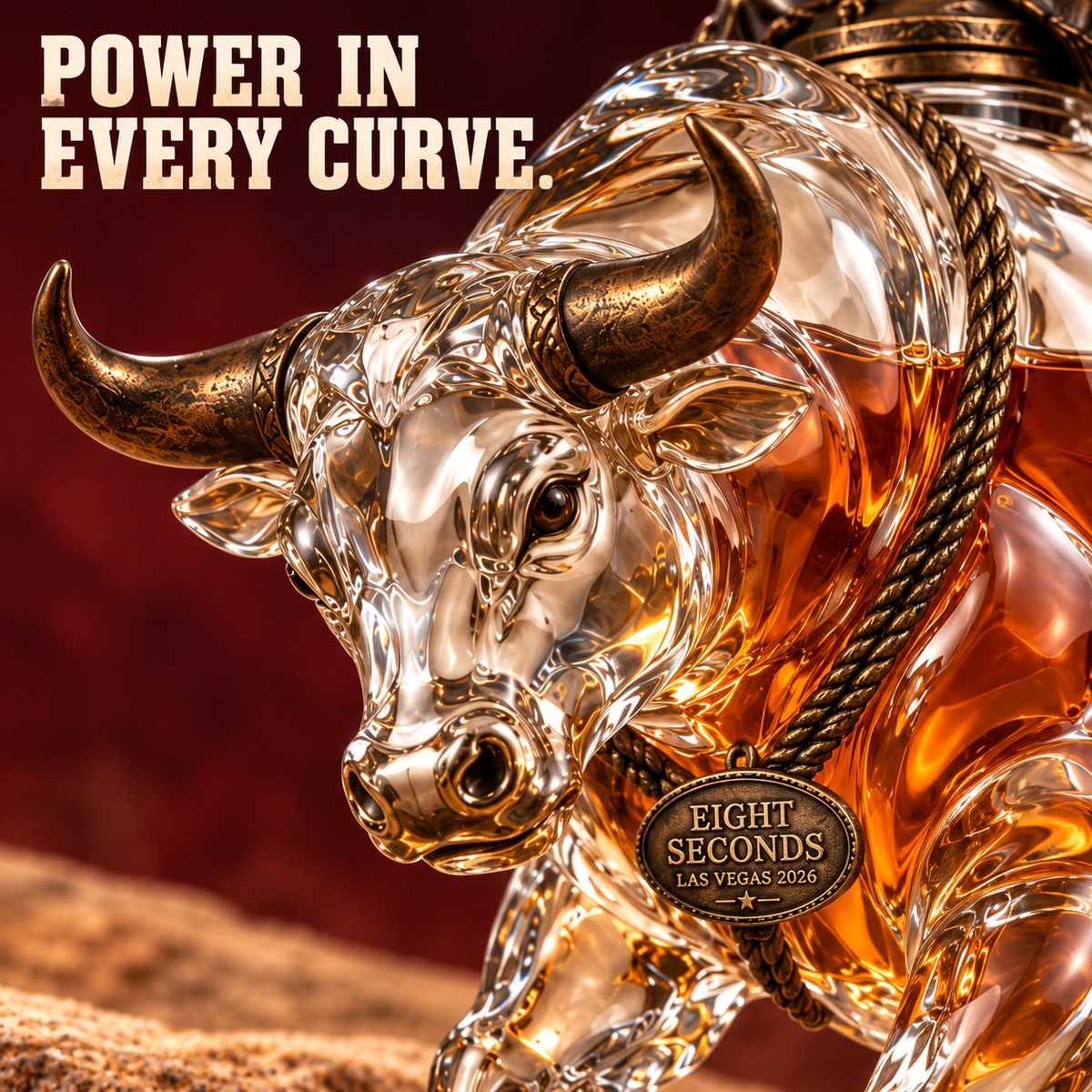 🔥 Hold On for Eight™ | Bull Rider Collector’s Whiskey Decanter