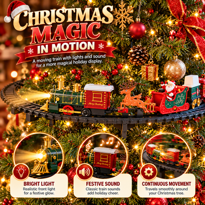 🚂🎄 Christmas Express Around the Tree™ | 37-Piece Light & Sound Train Set