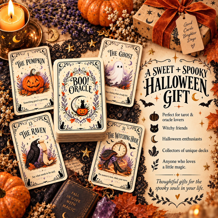 🎃🎃 BOO! Halloween Oracle Cards | 31 Nights of Sweet & Spooky Messages