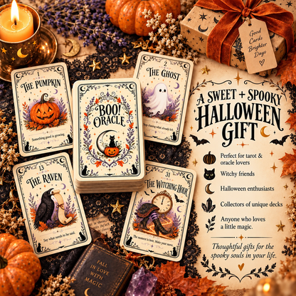 🎃🎃 BOO! Halloween Oracle Cards | 31 Nights of Sweet & Spooky Messages