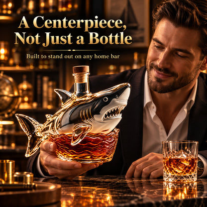 🦈 Legacy of the Deep™ | 50th Anniversary Shark Whiskey Decanter