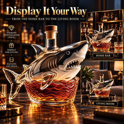 🦈 Legacy of the Deep™ | 50th Anniversary Shark Whiskey Decanter