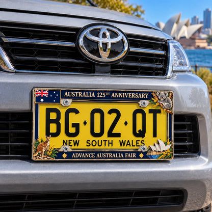 🦘🐨 🇦🇺 Aussie Pride 1901–2026 | 125th Anniversary Metal Plate Frame