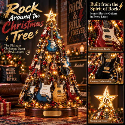 🎸🎄 Christmas Rock ’n’ Glow™ | Musical Guitar Tree Light