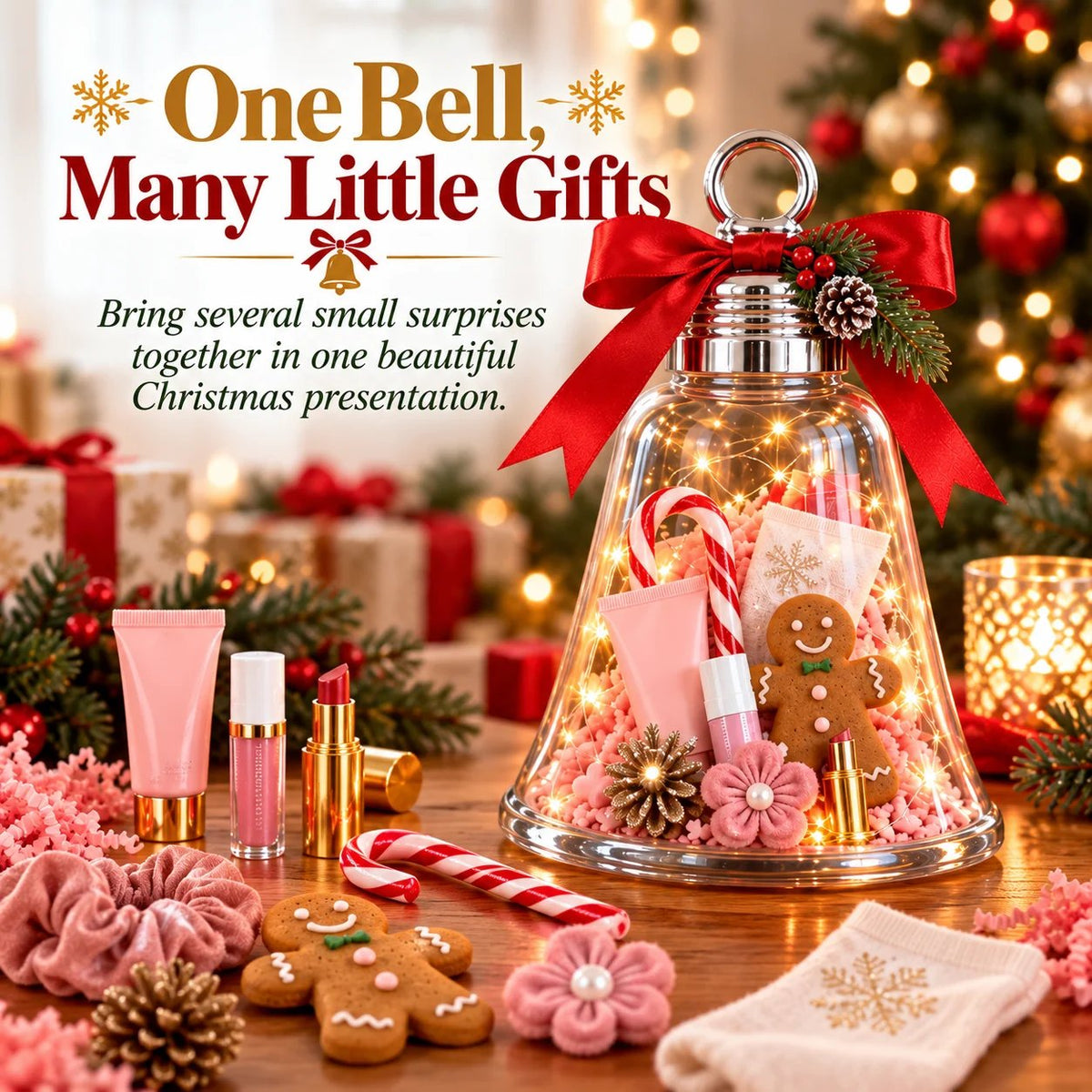 🎄🔔 Jingle Bell Gift Box™ | DIY Christmas Craft Kit