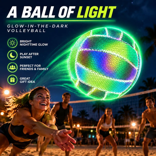 🏐 Glow-in-the-Dark Volleyball – Built for Night Play✨