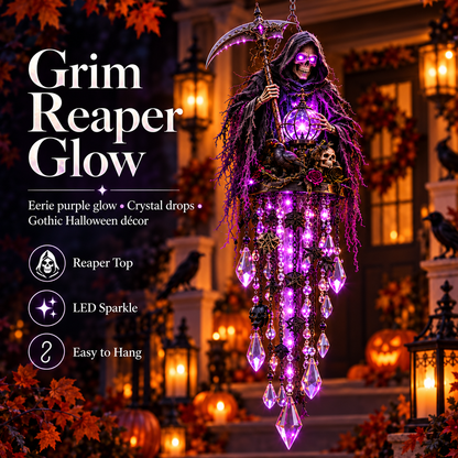 🎃💀 Haunted Halloween Crystal Cascade Lights  – 4 Spooky Glowing Designs