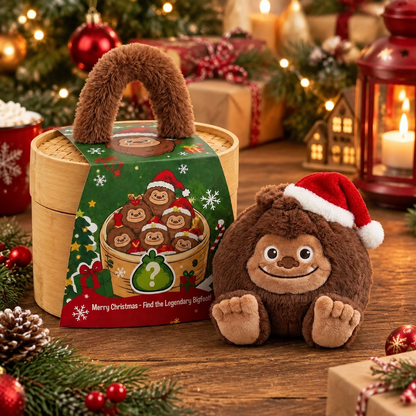 🎄🦶 Bigfoot Christmas Mystery™ | Festive Plush Surprise Box
