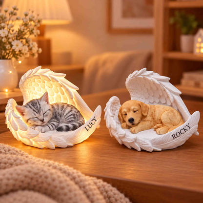 🐾🪽 Forever by Your Side™ | Personalized Pet Memorial Night Light