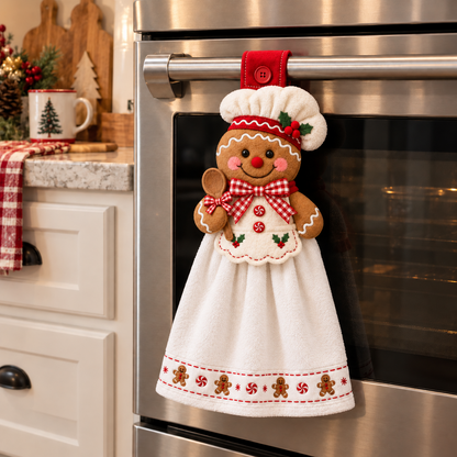 🎄🧻 Merry Kitchen Keeper™ | Christmas Hanging Hand Towel