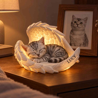 🐾🪽 Forever by Your Side™ | Personalized Pet Memorial Night Light