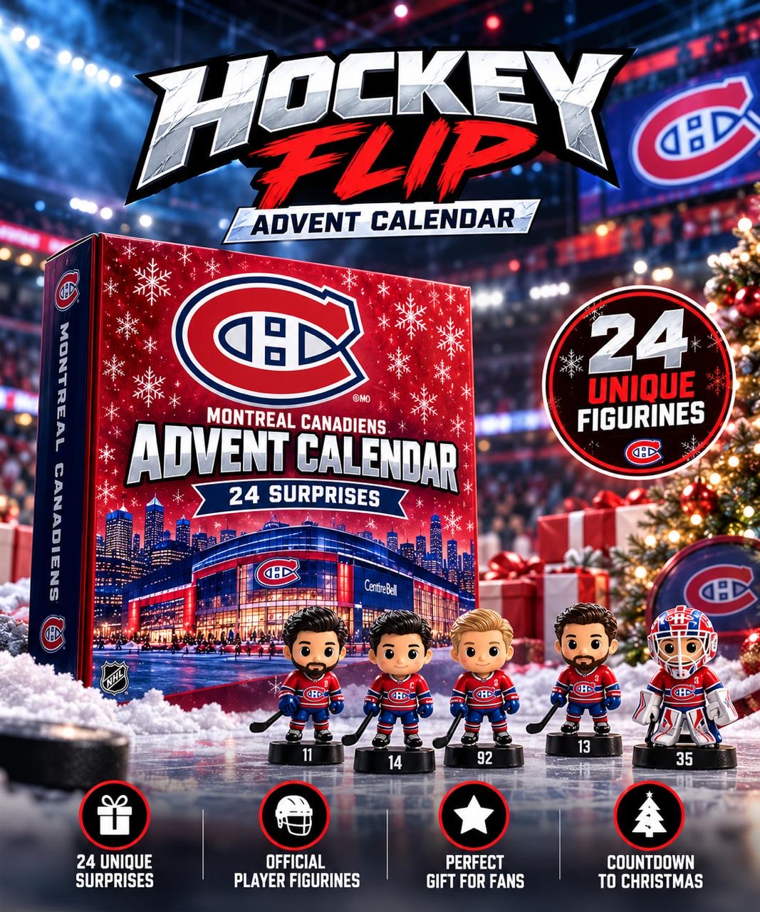 🎄🏒 Habs Holiday Countdown™ | Montreal Canadiens 2026 Advent Calendar