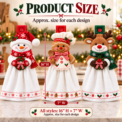 🎄🧻 Merry Kitchen Keeper™ | Christmas Hanging Hand Towel
