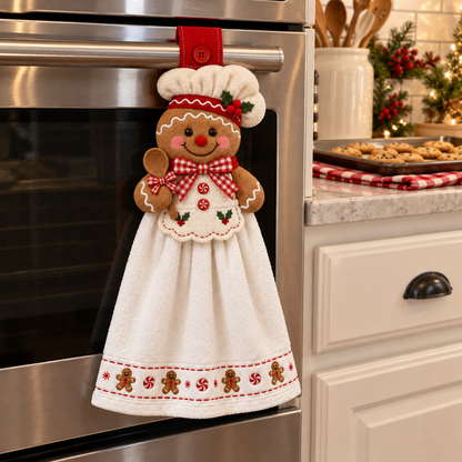 🎄🧻 Merry Kitchen Keeper™ | Christmas Hanging Hand Towel