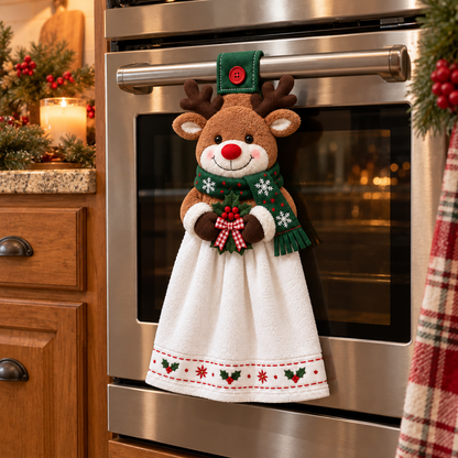 🎄🧻 Merry Kitchen Keeper™ | Christmas Hanging Hand Towel