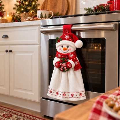 🎄🧻 Merry Kitchen Keeper™ | Christmas Hanging Hand Towel