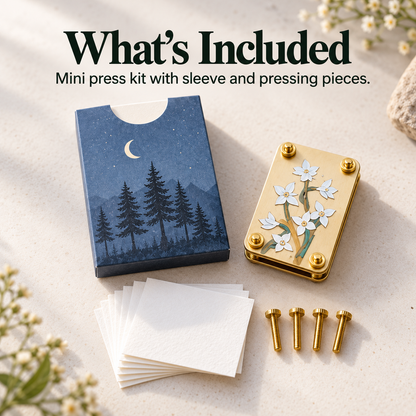 🌸📖 Pocket-Size Flower Press – Turn Tiny Blooms Into Lasting Keepsakes