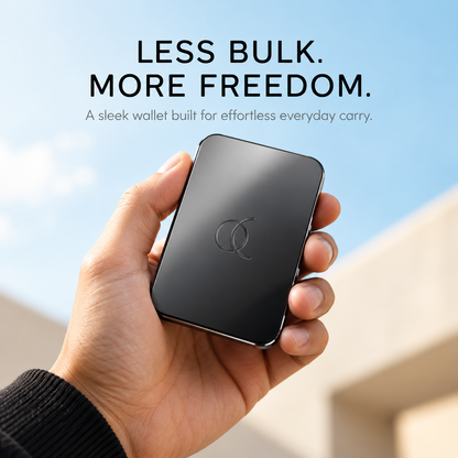 🧲 Snap. Slide. Go. | Slim Metal MagSafe Wallet with Quick Card Access ⚡