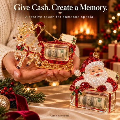🎄✨ Christmas Money Magic™ | 20 Crystal-Style Cash Holders
