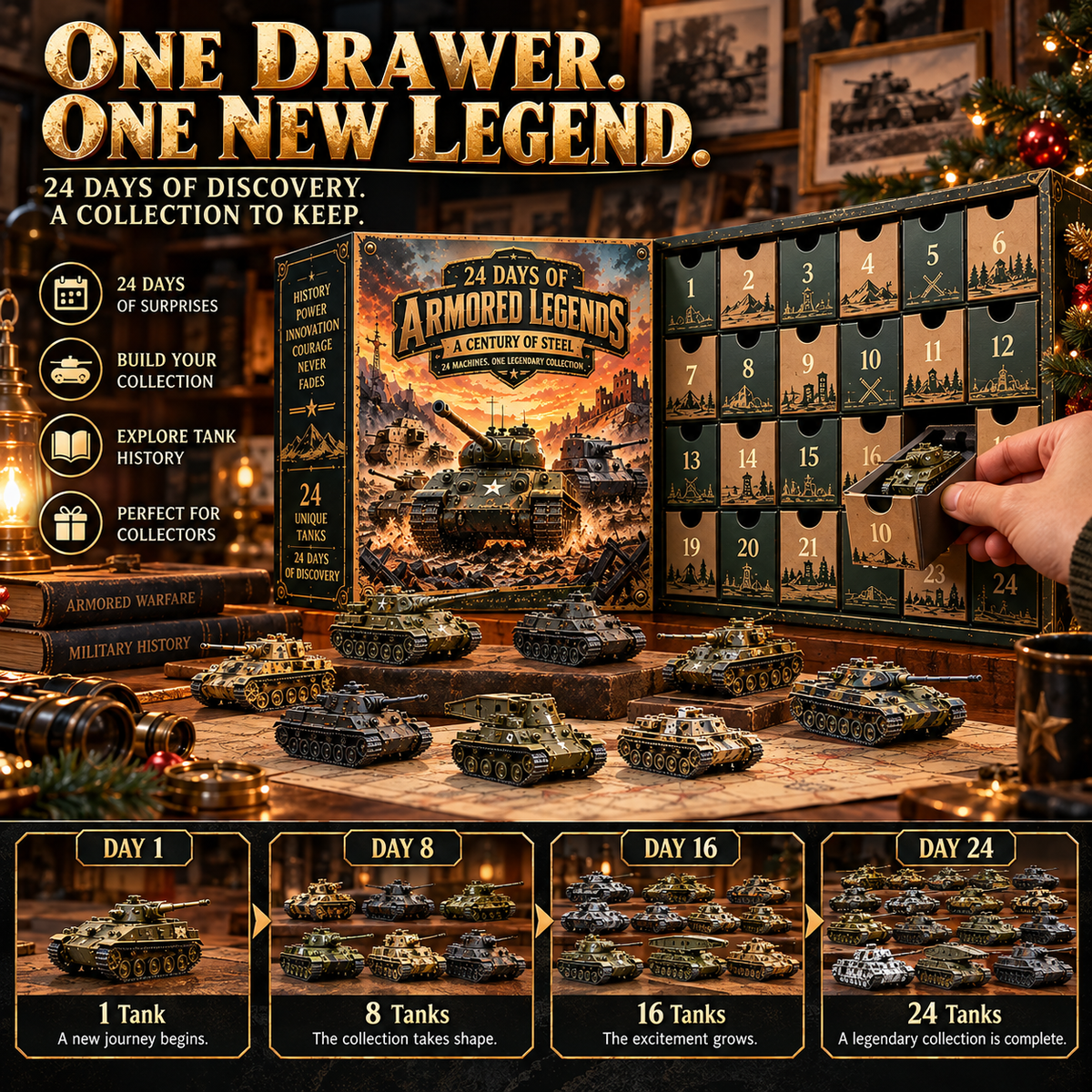 🔥24 Days of Armored Legends | 24 Iconic Tanks to Discover