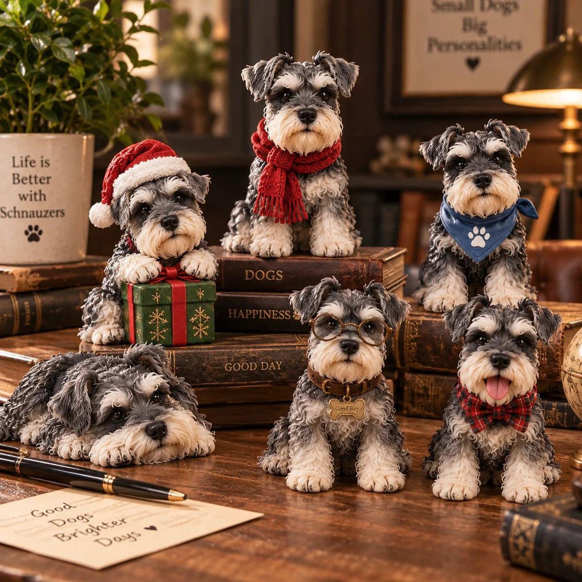 🐾 24 Days of Schnauzer Charm | A New Little Beard Every Day 🎄
