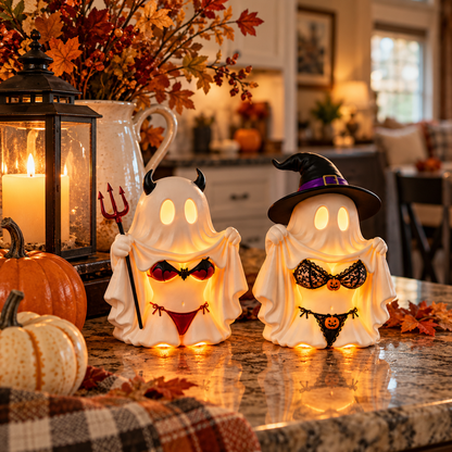 👻🎃 Boo & Mischief™ | Cheeky Ghost Halloween Decor