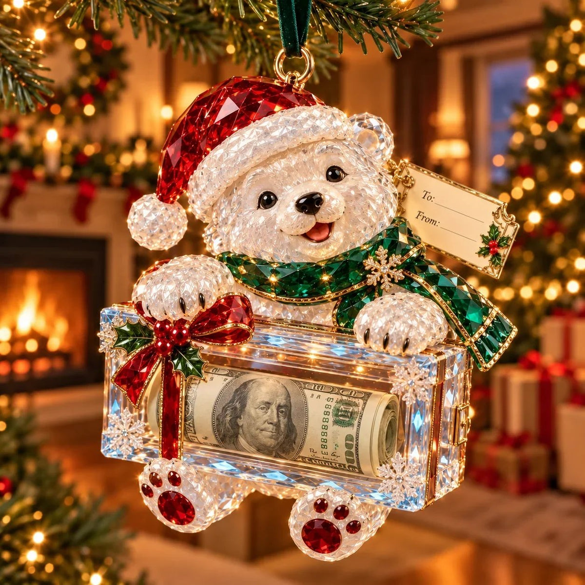 🎄✨ Christmas Money Magic™ | 20 Crystal-Style Cash Holders