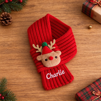 🧵🎄 DIY Christmas Pet Scarf Kit – Stitch Your Pet’s Name Yourself