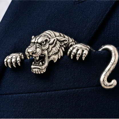 ✨ Sculptural Animal Brooch | A Bold Finishing Touch for Suits & Blazers
