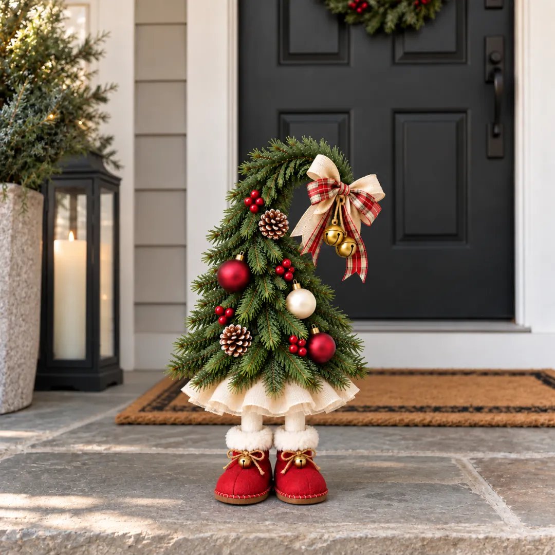 🎄🧝 Treetop Mischief™ | Playful Christmas Elf Decor