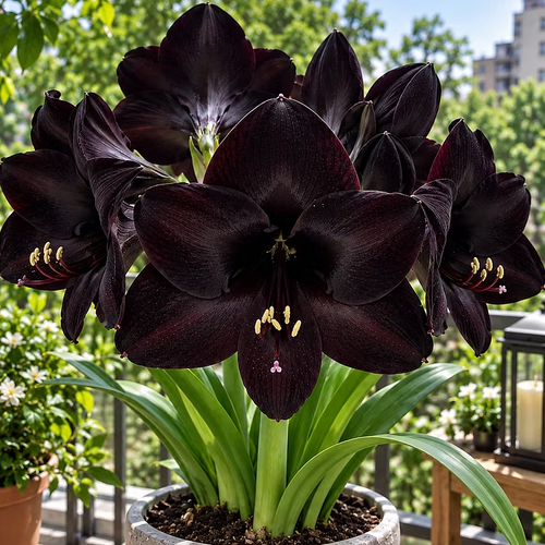 🌺  Giant Double Amaryllis – Bold Indoor Flower Bulbs