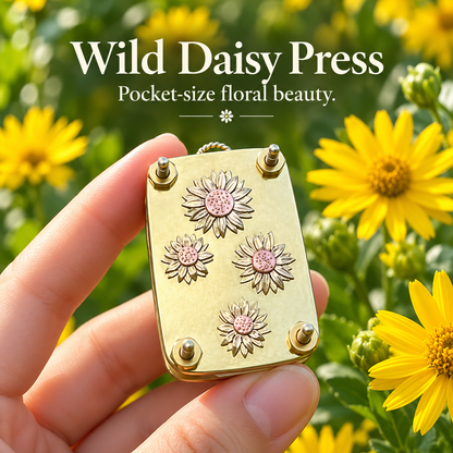 🌸📖 Pocket-Size Flower Press – Turn Tiny Blooms Into Lasting Keepsakes